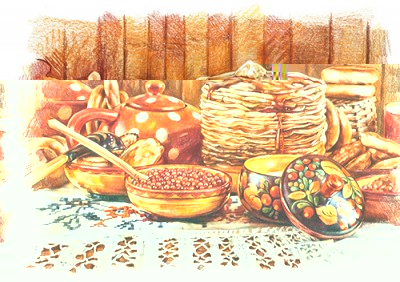Солнце и блины. Русская народная сказка