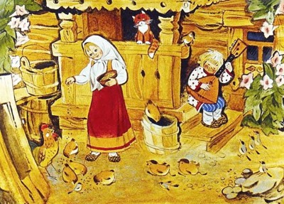 Пряничный домик. Русская народная сказка. Маша, Ваня и Медведь