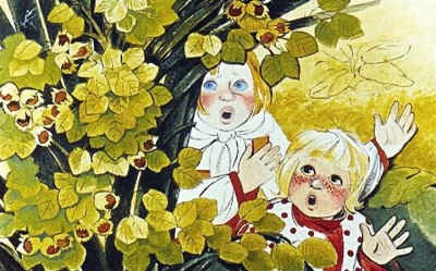 Пряничный домик. Русская народная сказка. Маша, Ваня и Медведь
