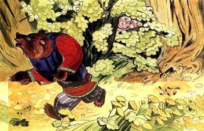 Пряничный домик. Русская народная сказка. Маша, Ваня и Медведь