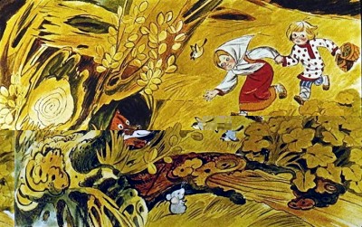 Пряничный домик. Русская народная сказка. Маша, Ваня и Медведь