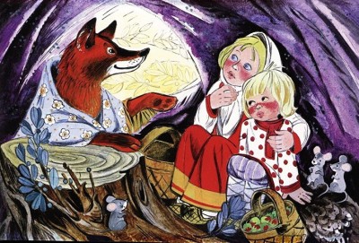 Пряничный домик. Русская народная сказка. Маша, Ваня и Медведь