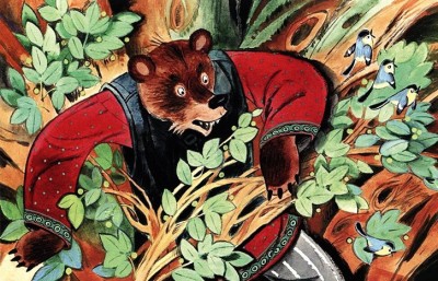 Пряничный домик. Русская народная сказка. Маша, Ваня и Медведь