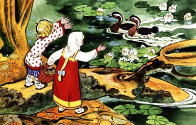 Пряничный домик. Русская народная сказка. Маша, Ваня и Медведь