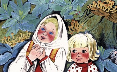 Пряничный домик. Русская народная сказка. Маша, Ваня и Медведь