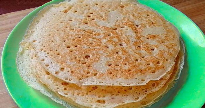 Классические блины на молоке